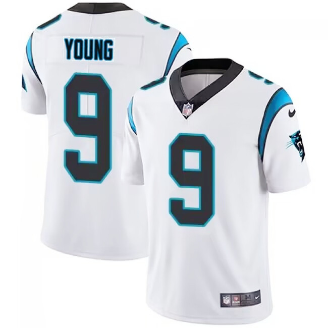 Carolina Panthers #9 Bryce Young White 2023 Draft Vapor Untouchable Stitched Football Jersey